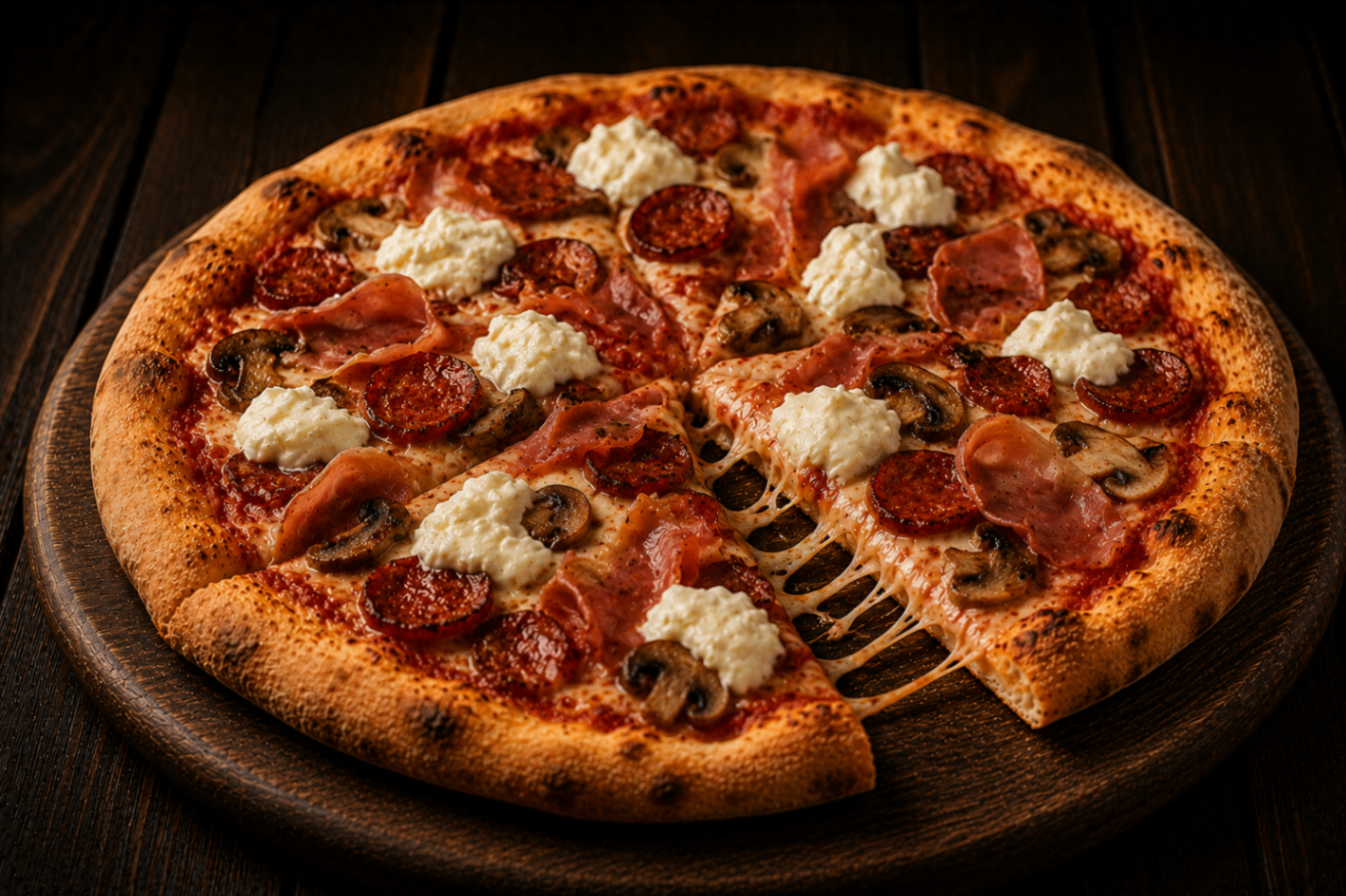 Pizza Pešter – Balkan-Spezialität vom Holzkohlegrill im Balkan Grill Pešter in Mainz